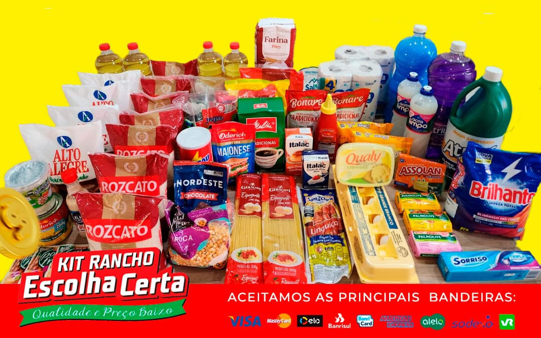 KIT RANCHO ECONÔMICO As duas Sacolas por Apenas R$ 294,90